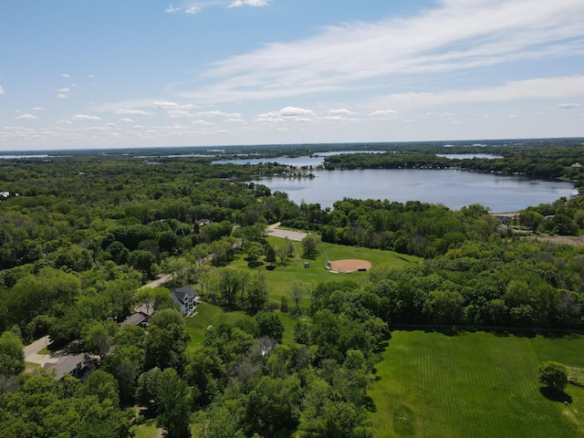 3685 Watertown Rd, Orono, MN 55359 - aerial view of property's location featuring a nearby body of water and a heavily wooded area