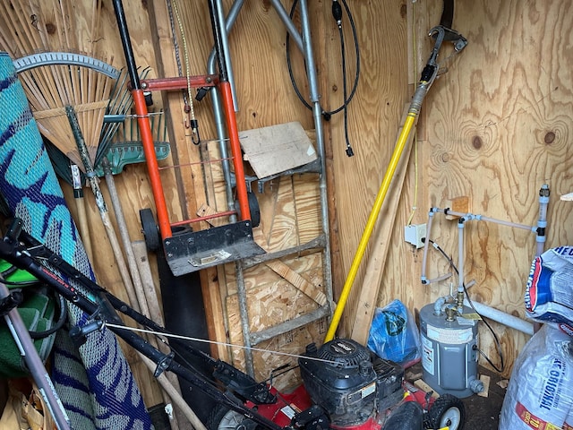 view of storage room