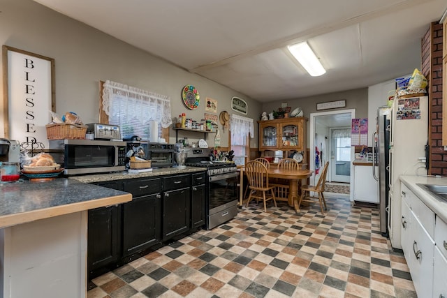 kitchen with stainless steel appliances