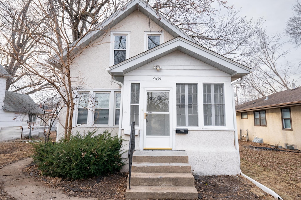 view of bungalow-style house