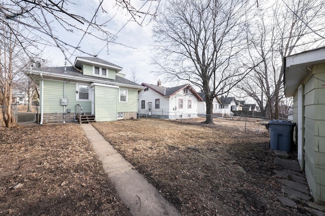 view of rear view of house