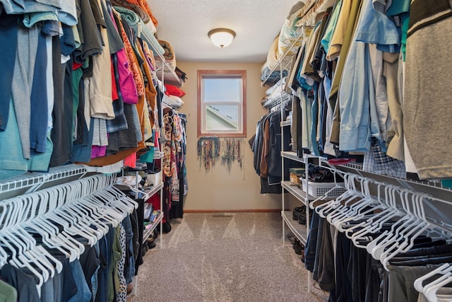 2536 Saunders Lake Dr, Minnetrista, MN 55364 - walk in closet featuring carpet flooring