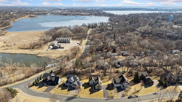 2536 Saunders Lake Dr, Minnetrista, MN 55364 - aerial overview of property's location with a nearby body of water