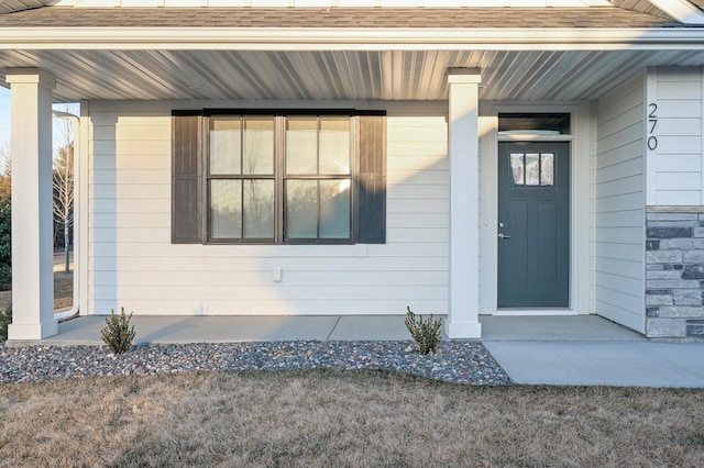 view of entrance to property