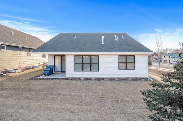 rear view of house with a patio area