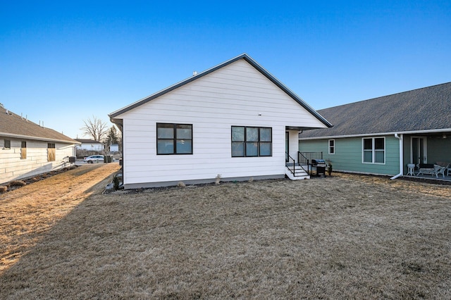 view of back of property