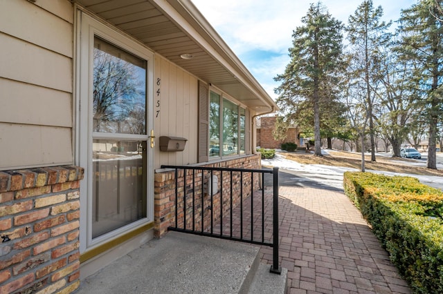 view of property entrance