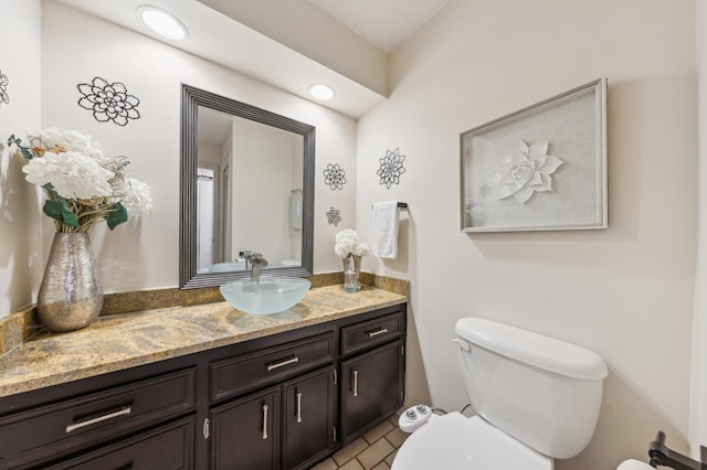 7720 Shaughnessy Rd, Edina, MN 55439 - bathroom featuring vanity and tile patterned flooring
