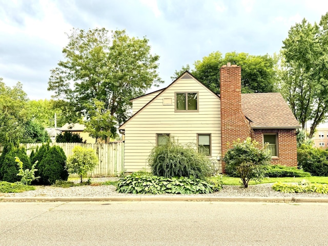 view of side of property