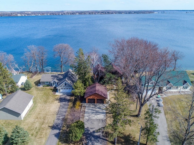 6451 Stardust Ln NE, Carlos Twp, MN 56308 - view from above of property with a large body of water