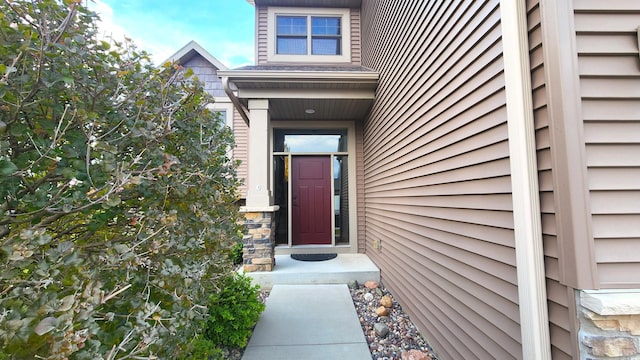 view of entrance to property