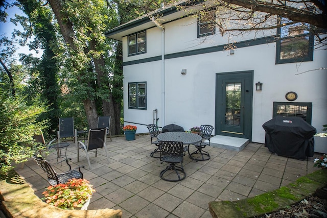 view of patio / terrace with area for grilling