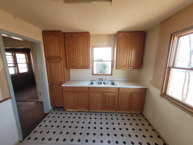 kitchen featuring sink