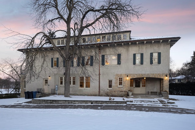 view of front of home