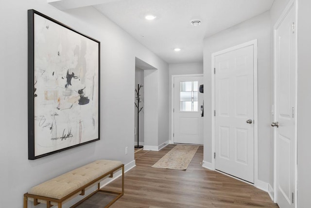 13647 Kaylemore Trl, Rosemount, MN 55068 - foyer featuring wood finished floors and recessed lighting