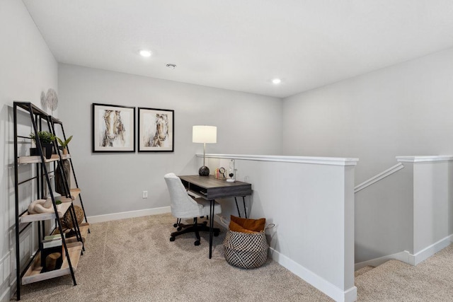 13647 Kaylemore Trl, Rosemount, MN 55068 - carpeted office featuring baseboards and recessed lighting