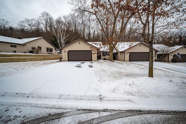 ranch-style house with a garage