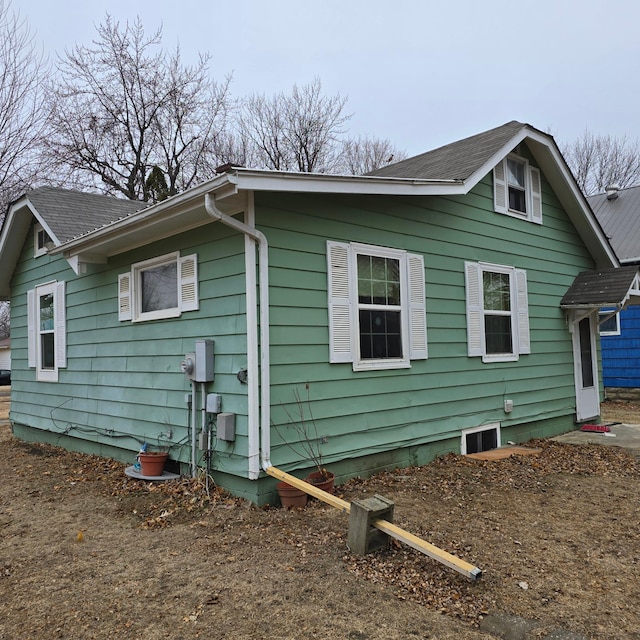 view of side of home