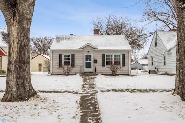 view of bungalow-style home