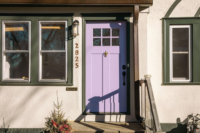 view of property entrance