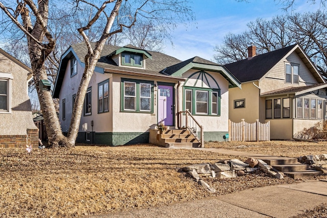 view of front of property