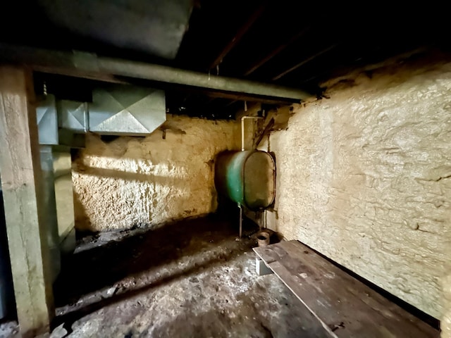 view of basement