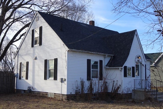 view of property exterior