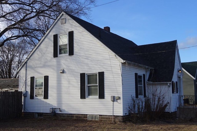 view of property exterior