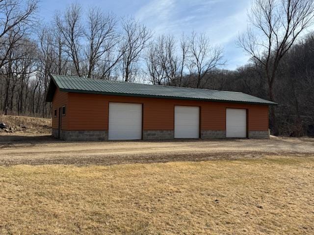 E2614 Bohland Hollow Rd, Wheatland Twp, WI 54624 - view of detached garage