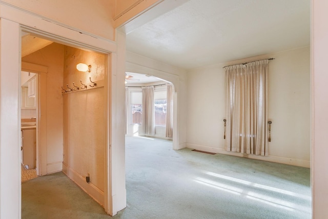 1802 3rd Ave N, Minneapolis, MN 55405 - hallway with carpet flooring