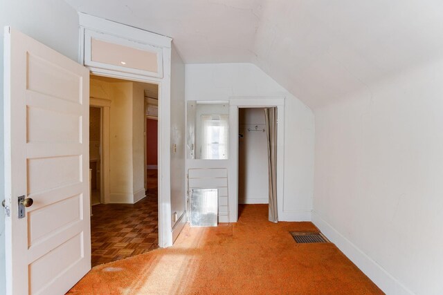 1802 3rd Ave N, Minneapolis, MN 55405 - interior space featuring parquet floors and vaulted ceiling