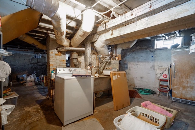 1802 3rd Ave N, Minneapolis, MN 55405 - basement featuring washer and dryer