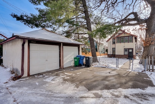 1802 3rd Ave N, Minneapolis, MN 55405 - view of snow covered garage