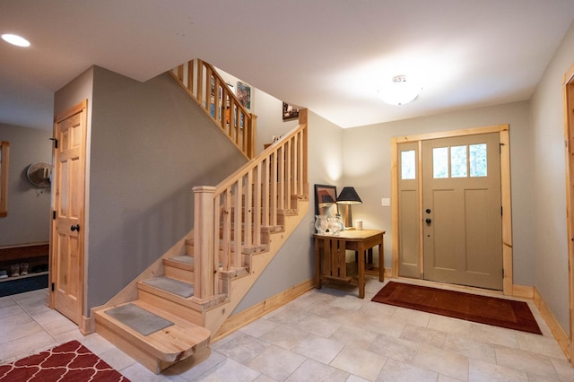 view of entrance foyer