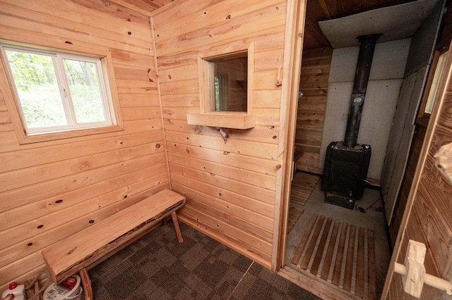 view of sauna / steam room