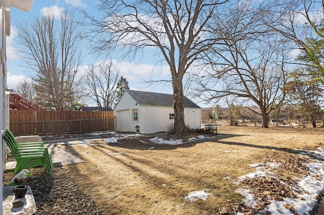 view of side of property