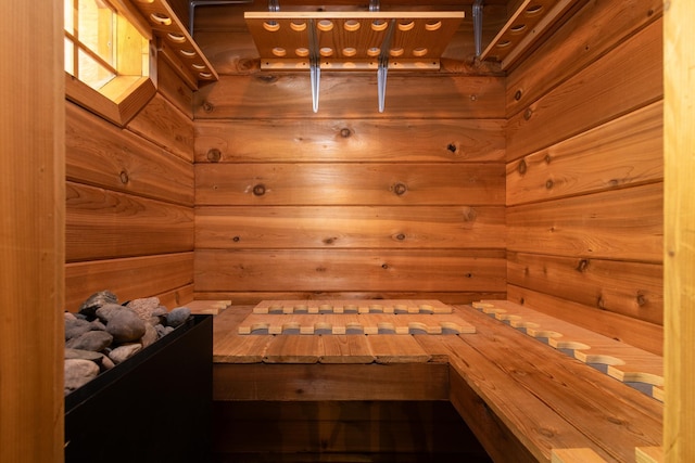 view of sauna / steam room