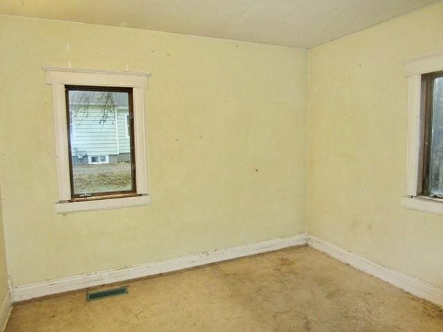 104 6th Ave E, Ellendale, MN 56026 - empty room featuring carpet, visible vents, and baseboards