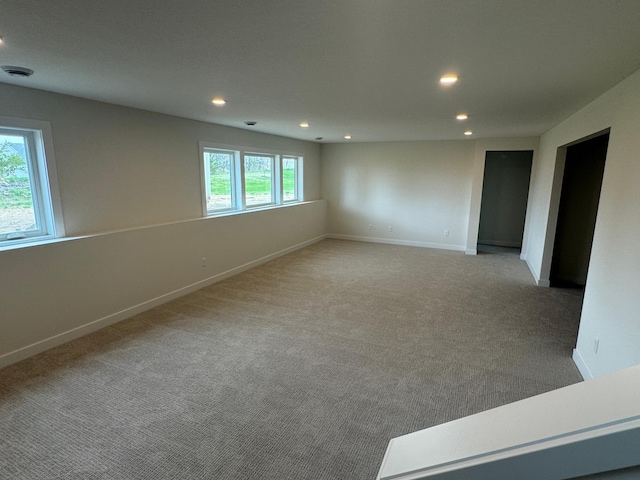 14514 Kingsview Ln, Dayton, MN 55327 - spare room with recessed lighting, carpet, baseboards, and visible vents