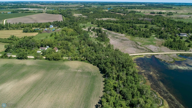 bird's eye view featuring a rural view