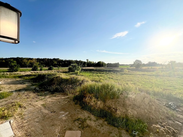 view of nature featuring a rural view