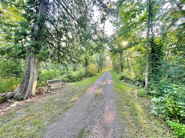 view of road