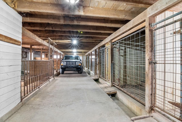 view of stable