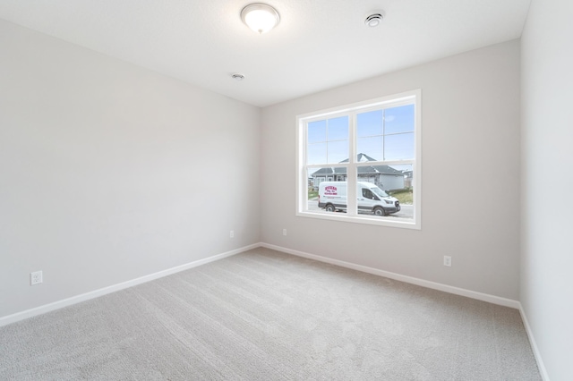 empty room with carpet floors