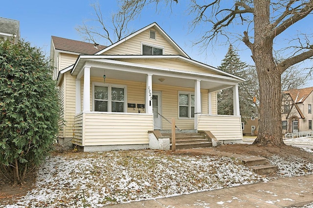 bungalow with a porch