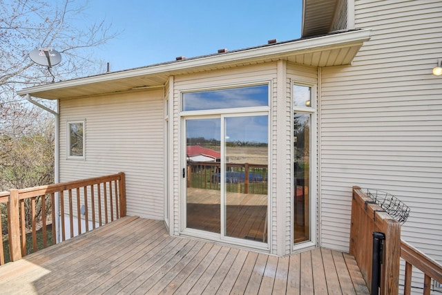 view of deck