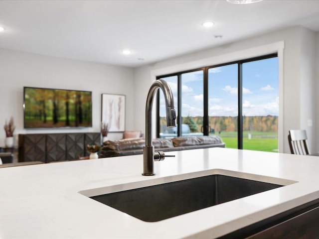 kitchen featuring sink