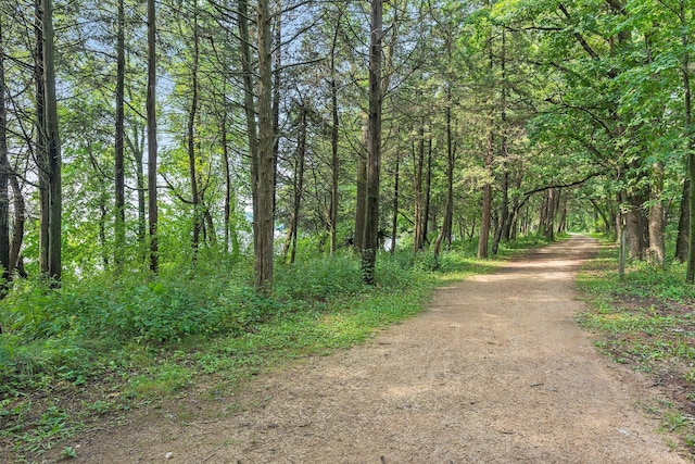 view of road