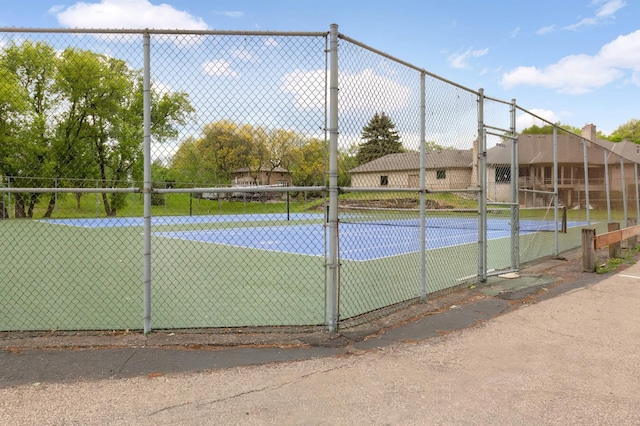 view of sport court