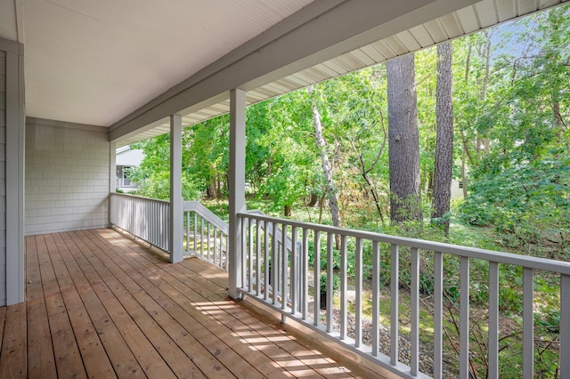 view of deck